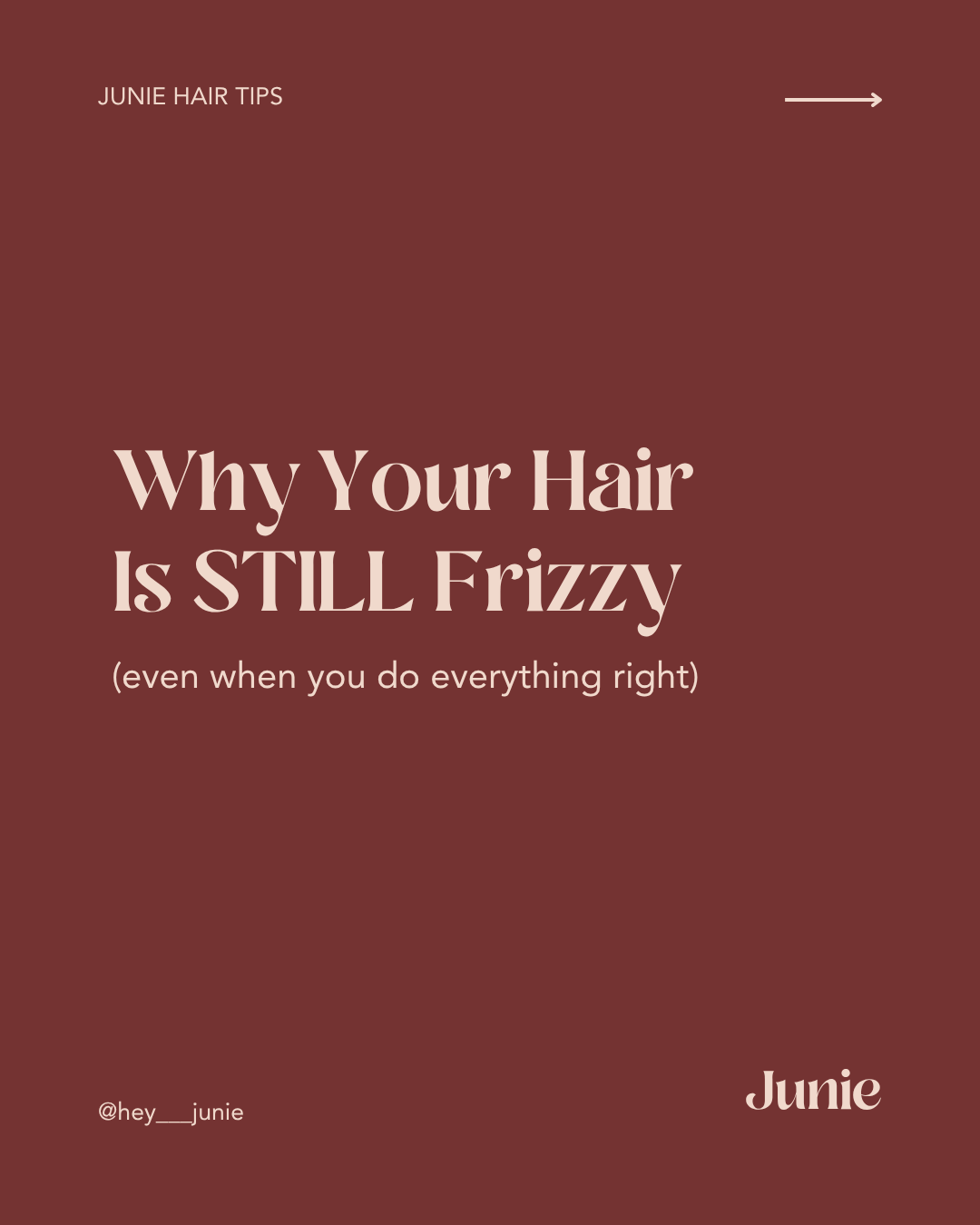 Why Your Hair Is Still Frizzy (Even When You Do Everything Right)
