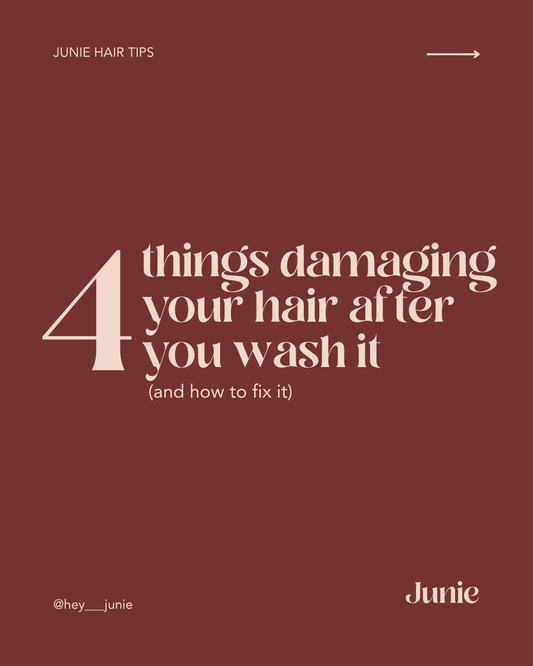 4 Things Damaging Your Hair After You Wash It