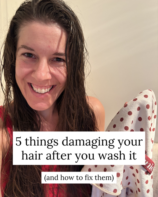 5 Things Damaging Your Hair After You Wash It