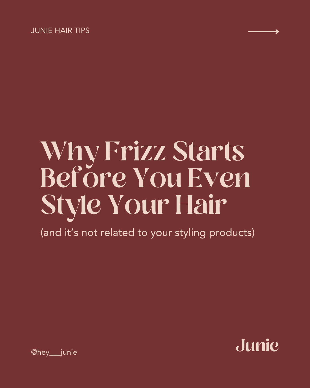 Why Frizz Starts Before You Even Style Your Hair