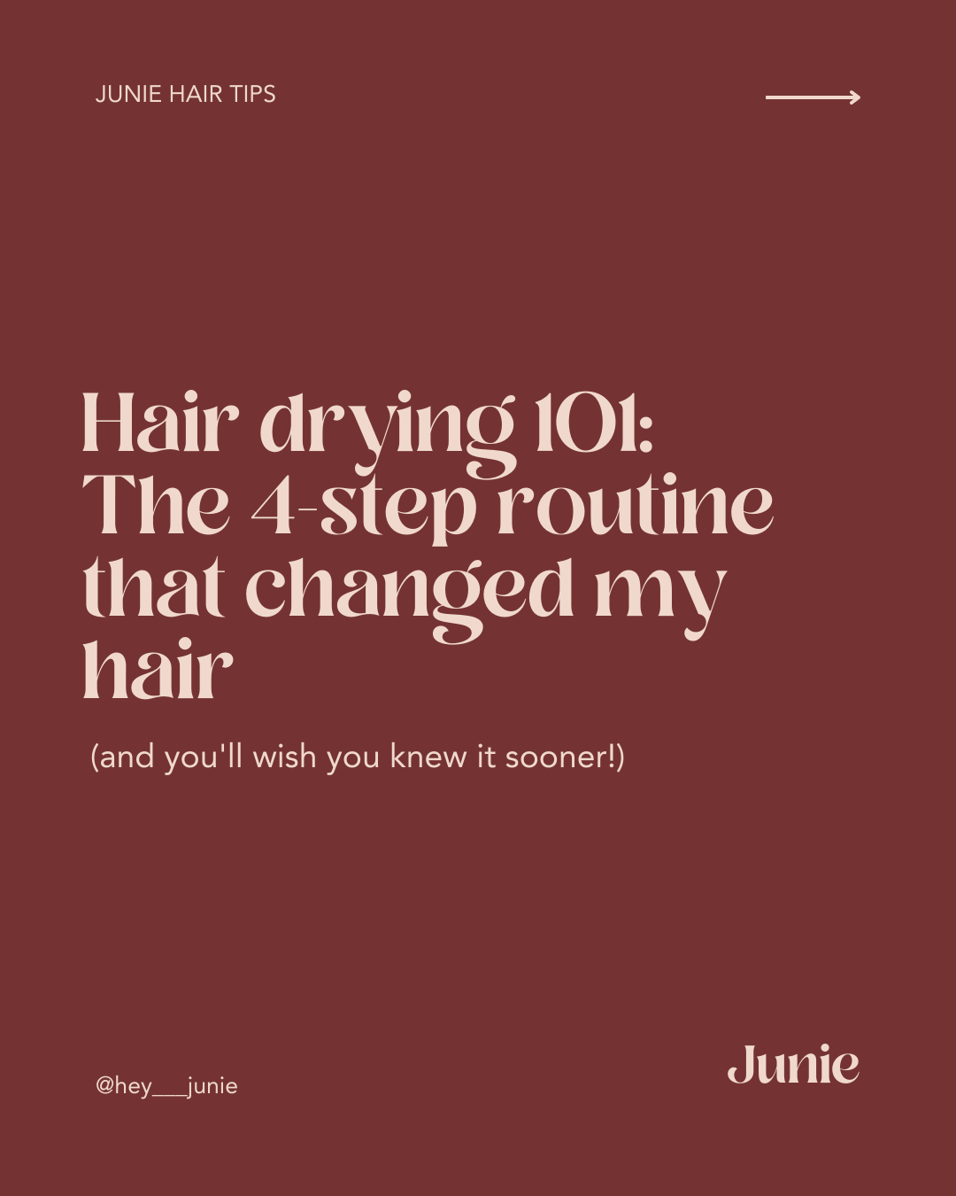 Hair Drying 101: The 4-Step Routine That Changed My Hair