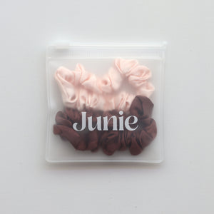 Junie Gentle Silk Scrunchies